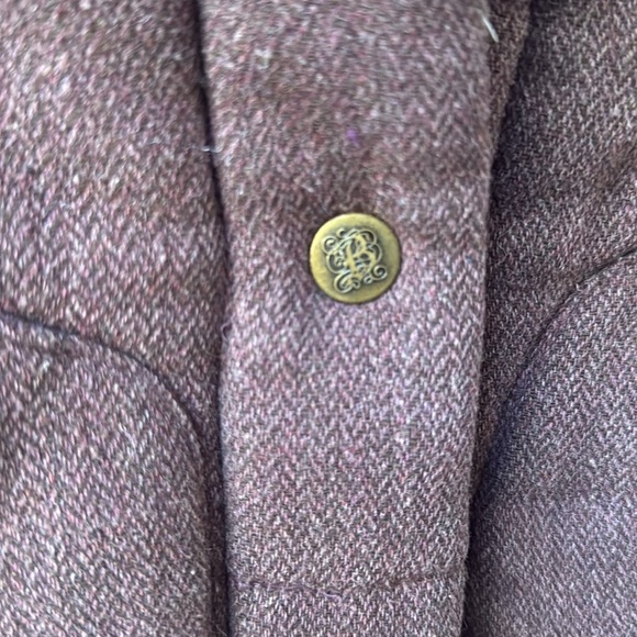 BB DAKOTA Women’s Vest Brown Snap Button SZ M Thick - Picture 4 of 6